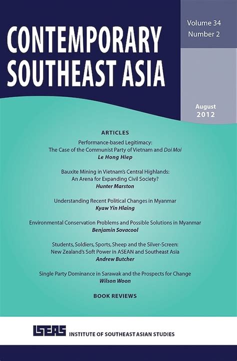 contemporary southeast asia vol 34 2 aug 2012 iseas publishing