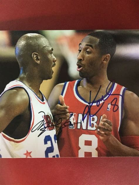 Check spelling or type a new query. Michael Jordan And Kobe Bryant Autographed 8x10 Photo W ...
