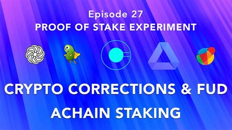 Because did you know that you could earn a passive income from staking cryptos? Proof of stake experiment episode 27 - Crypto Correction ...