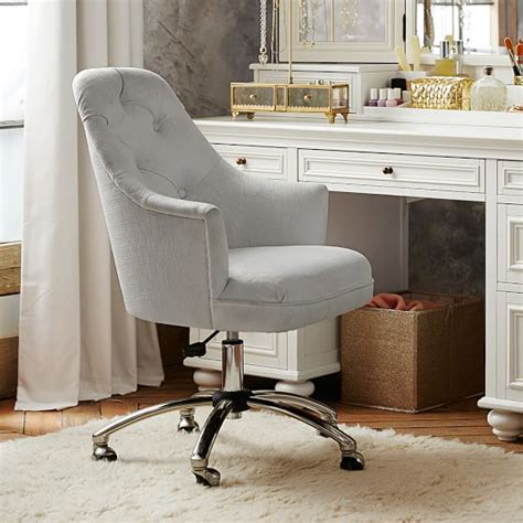 May be some of you get confuse how to solve this problem. Twill Tufted Desk Chair | PBteen