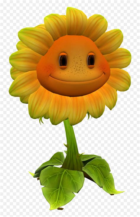 Plants Vs Zombies Sunflower 3d Hd Png Download Vhv