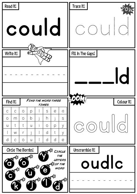 Sight Words Activity Worksheets Volume Two Top Teaching Tasks