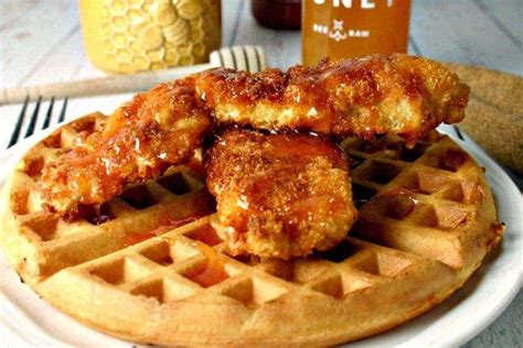 Hot Honey Chicken And Waffles Life Love And Good Food