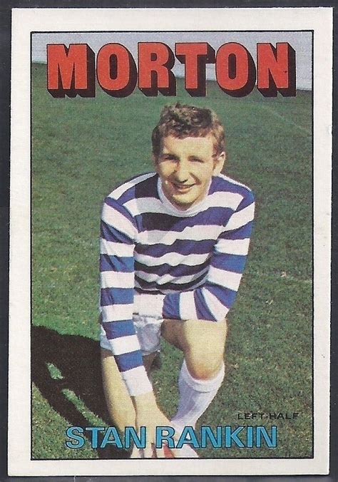 Stan Rankin Of Morton In 1971 Blue Back Rankin Football