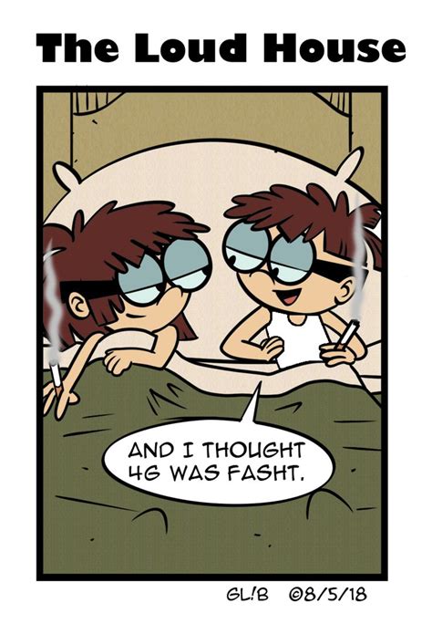 The Loud House Cartoon With Two People In Bed