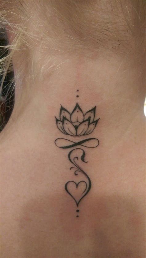 Pin By Charlotte Ospedale On My Tattoo Girl Neck Tattoos Unalome