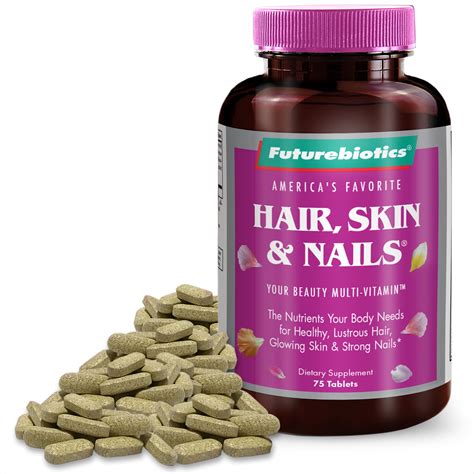 Futurebiotics Hair Skin And Nails Beauty Multivitamin 75 Tablets