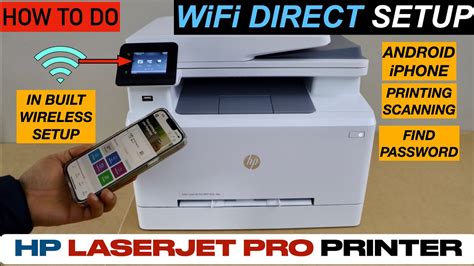 Hp Laserjet Pro Printer Wifi Direct Setup Youtube