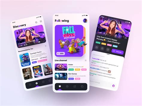 Twitch App Design Part 2 By Yueyue For Top Pick Studio On Dribbble