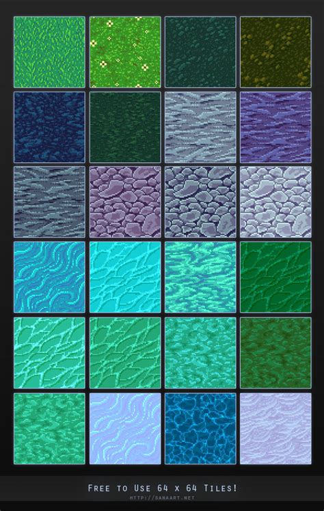 Free To Use 64 X 64 Tiles By Fang On Deviantart