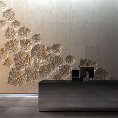 Use reverse mould in a poured concrete wall interior and exterior