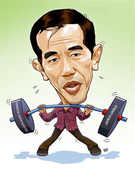 Contoh Gambar Karikatur Jokowi 53 Koleksi Gambar