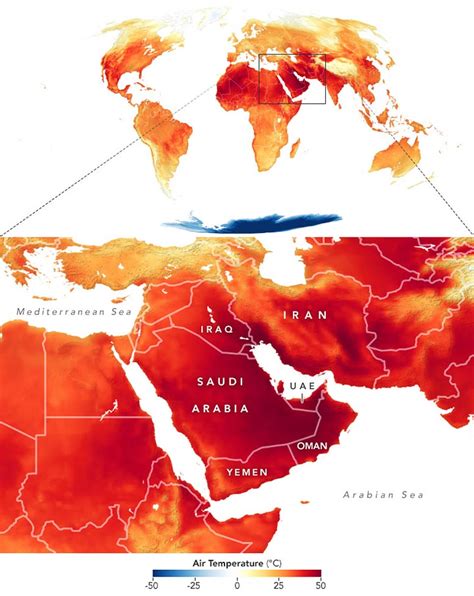 remarkable heatwave scorches the middle east heat dome phenomenon
