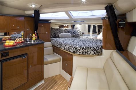 Cant You See Yourself Relaxing In Our Luxurious 35 Express Boat Interior Boat Interiors