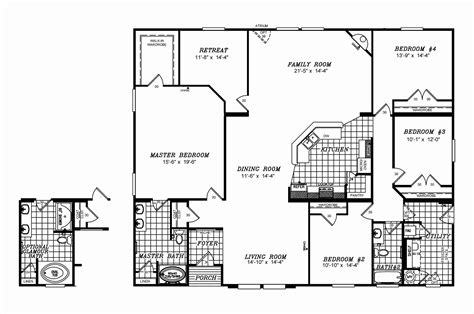 Floor Plans Modular Homes Luxury Triple Wide Home Plans And Blueprints
