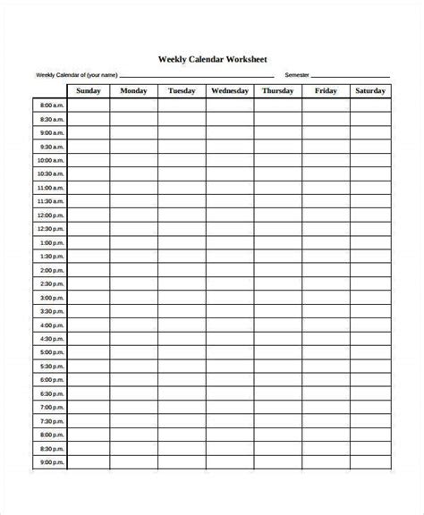 Free Printable Weekly Calendars Calendar Printable Fr Vrogue Co