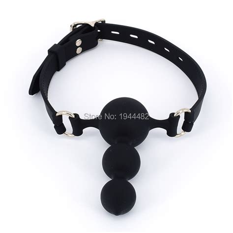 Open Mouth Gag Silicone Ball Gag Sex Toys Bondage Restraints Ring Gag Adult Game Oral Fixation
