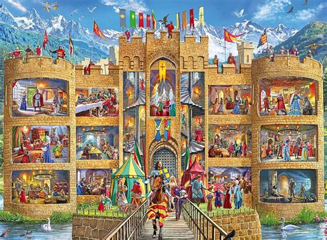 Ravensburger Cutaway Castle 150 Xxl Piece Jigsaw Puzzle