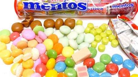 Mentos Chewing Gum And Mentos Rainbow Pop Ins Choco Special Editions