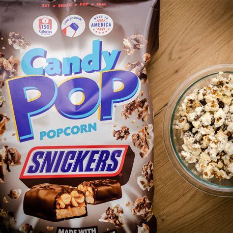 Candy Pop Snickers Popcorn 525 Oz