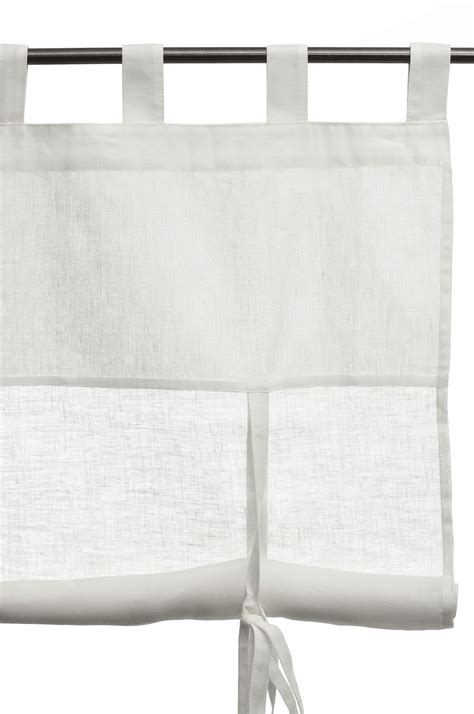 Soliden 18th Century Curtain In White Linen Home Curtains Curtains