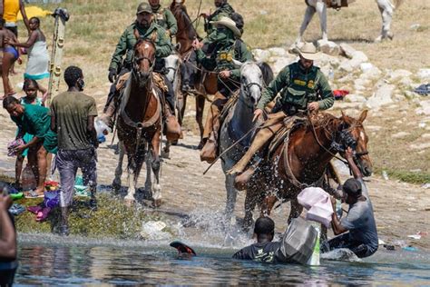White House Horrific To See Horseback Cpb Agents Chasing Haitians