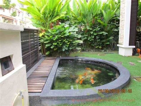 Harga pembuatan kolam ikan koi. Desain Kolam Ikan Hias Untuk Taman Rumah Minimalis ...