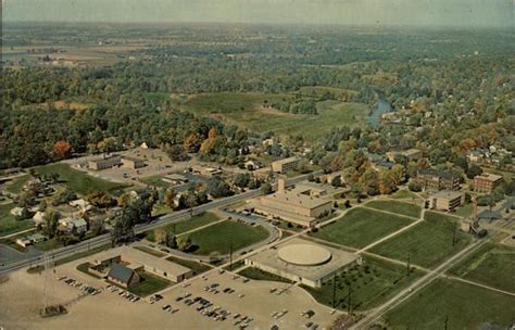 Aerial View Of Goshen College Indiana Cuba