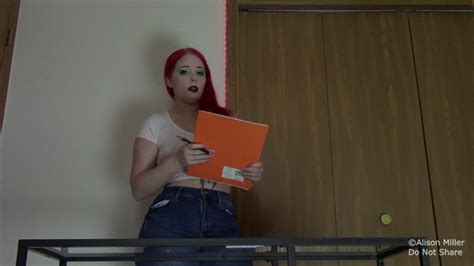 Back In Detention With Your Gassy Teacher The Alison Miller Clips4sale