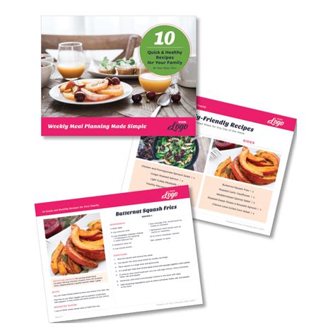 Choose one of our 100 indesign business card templates! DOWNLOAD InDesign Template - Meal Planning & Recipe Card ...