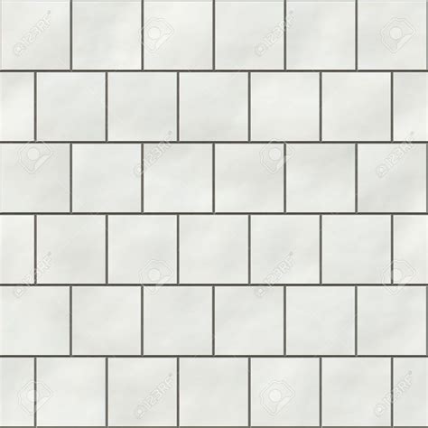 Seamless White Square Tiles Texture In An English Style Stock Photo