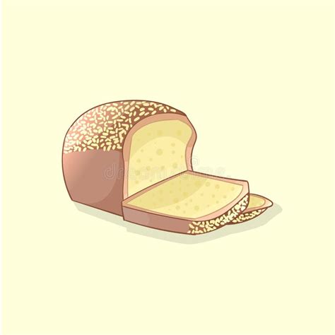Sliced Fresh Bread Vector Illustration Stock Vector Illustration Of