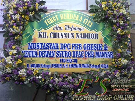 Karangan Papan Bunga Turut Berduka Cita | E'S Florist Nganjuk