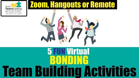 Virtual Team Bonding Activities Team Building Activities For Students Employees Or Friends