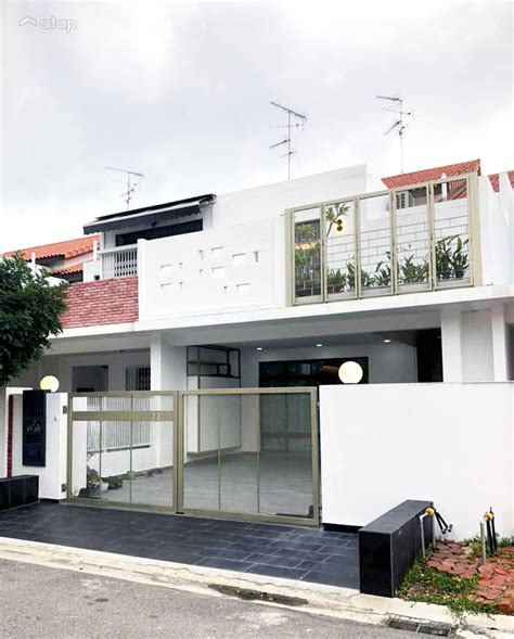 Malaysia Terrace House Exterior Design