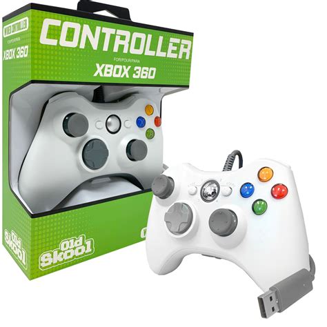 Wired Usb Controller For Pc And Xbox 360 White Xbox 360 Microsoft