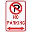 No Parking Both Way Arrow – Sign Wise