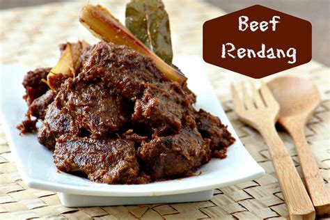 Beef Rendang Beef Chunks Slowly Simmered In Coconut Milk And Spices
