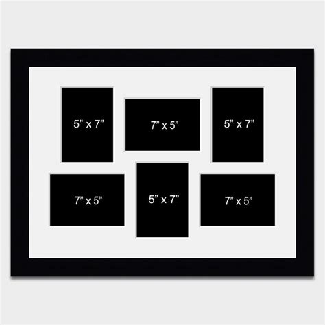 Multi Photo Picture Frame Holds 6 7x5 Photos In Etsy Uk