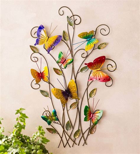 Outdoor Décor Metal Butterfly Wall Decor Outdoor Metal Art Decorative