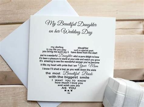 She will most certainly not wish for your style, your choice or anything that resembles what you have always wanted even if you are picking up the bill for. Unique Words Jersey, Daughter's wedding day https://www ...