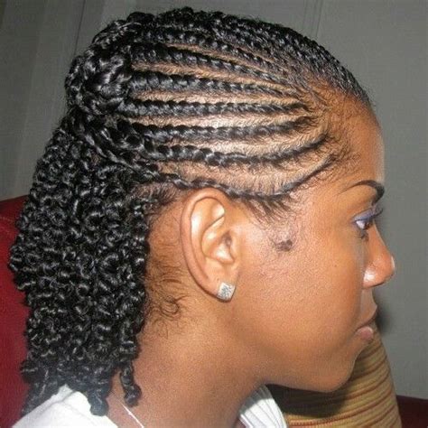 Remember that there is little time left in the if you are looking for a fresh new style this season that is easy to maintain then why not try out the ghana braid hairstyle. Front flat twist | Flat twist hairstyles, Natural hair ...