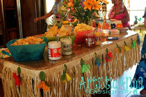 Artistic Anya Designs Hawaiian Luau Party
