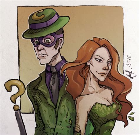 Riddler And Poison Ivy By Frizzair On Deviantart
