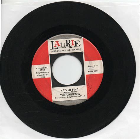 The Chiffons Hes So Fine Oh My Love Original Laurie Ebay