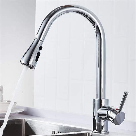 6% coupon applied at checkout save 6% with coupon. Super Saturday Heable Kitchen Sink Mixer Taps With Pull ...