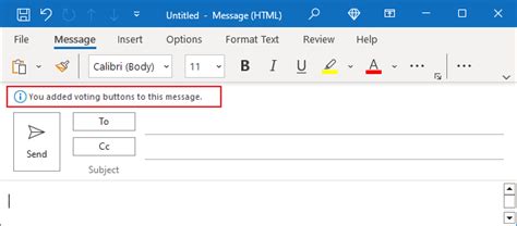 How To Add And Use Voting Buttons In Outlook Microsoft Outlook 365