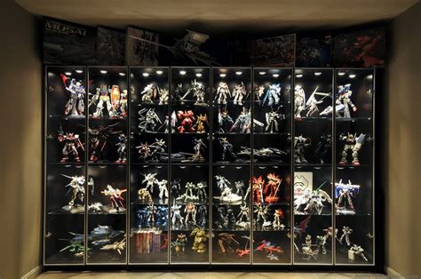 Gundam Shelving Model Display Cases Displaying Collections Display