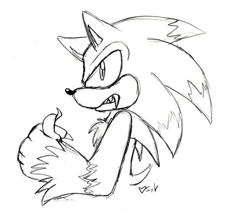 Sonic the Werehog by SylvieNe on DeviantArt