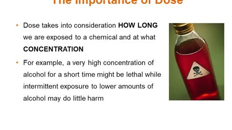 Hazardous Chemicals In The Workplace Importance Of Dose Risk